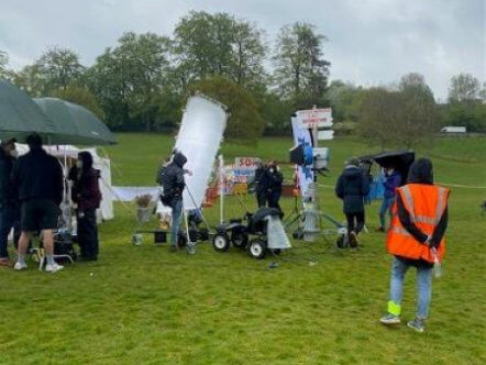 Living Magazines filming-in-gadebridge-park