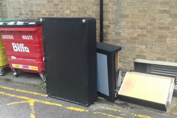 Living Magazines fly-tipping-in-the-square-hemel-2019
