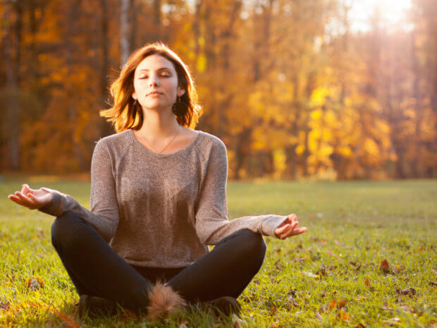 Berkhamsted and Tring Living Magazines Girl meditating