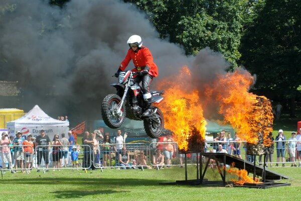 Living Magazines Imps Motorcycle Display Team o Armed Forces Day