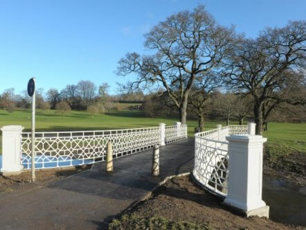 Living Magazines white iron bridge