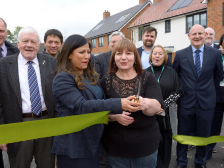 Living Magazines Tring Wilstone new homes ribbon cutting