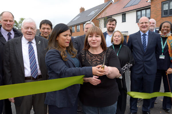 Living Magazines Tring Wilstone new homes ribbon cutting